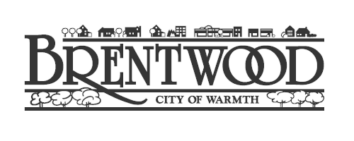 A black and white image of the city logo.