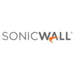 A black background with the words sonicwall