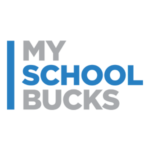 A black background with the words " my school bucks ".